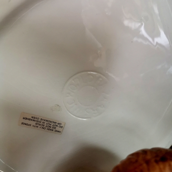 Holiday Treasure Teddy Bear Ceramic Cookie Jar World Bazaar Inc - Picture 10 of 10